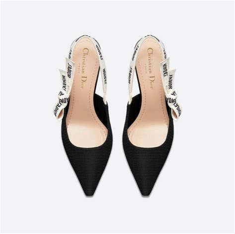 Scarpe con Tacco Dior Décolleté Slingback J’adior Nero  